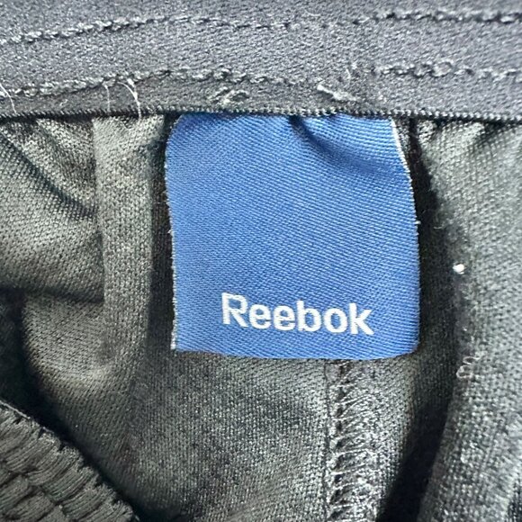 Reebok Athletic Shorts Mens M With Drawstring Waist Black Gray Basketball - Picture 7 of 8